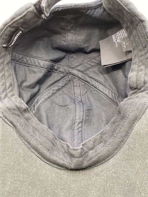 BALENCIAGA（バレンシアガ）BALENCIAGA (バレンシアガ) Gamer cap ブラック サイズ:59cmの古着・服飾アイテム