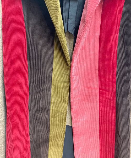 COMME des GARCONS HOMME PLUS（コムデギャルソンオムプリュス）COMME des GARCONS HOMME PLUS (コムデギャルソンオムプリュス) 22AW コーデュロイ切替ジャケット ブラウン サイズ:S 未使用品の古着・服飾アイテム