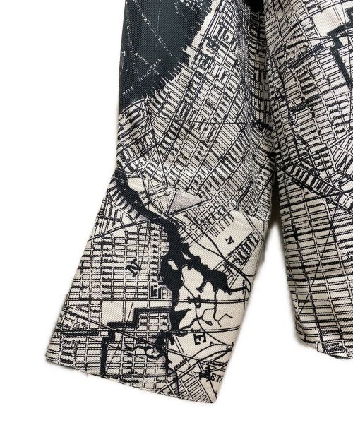 PETER DO（ピーター・ドゥ）PETER DO (ピーター・ドゥ) BANANA REPUBLIC (バナナリパブリック) 総柄シルクシャツ サイズ:Lの古着・服飾アイテム