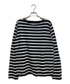 Rags McGREGORラグスマックレガー）の古着「ボーダーカットソー」｜ブラック