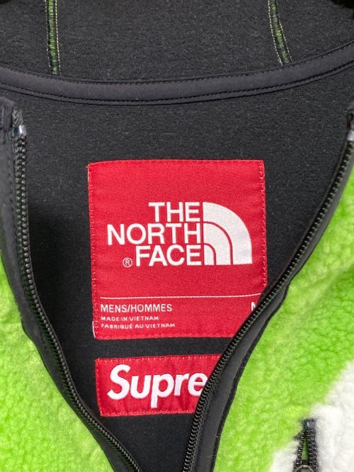 SUPREME（シュプリーム）SUPREME (シュプリーム) THE NORTH FACE (ザ ノース フェイス) Logo Hoodie Fleece Jacket グリーン サイズ:Mの古着・服飾アイテム