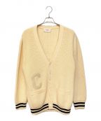 CELINEセリーヌ）の古着「23AW カレッジウールニットカーディガン」｜アイボリー