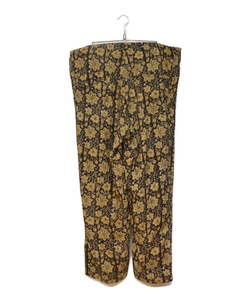 Yohji Yamamoto pour homme（ヨウジヤマモト プールオム）Yohji Yamamoto pour homme (ヨウジヤマモト プールオム) フラワー総柄ワイドパンツ ブラック サイズ:3の古着・服飾アイテム