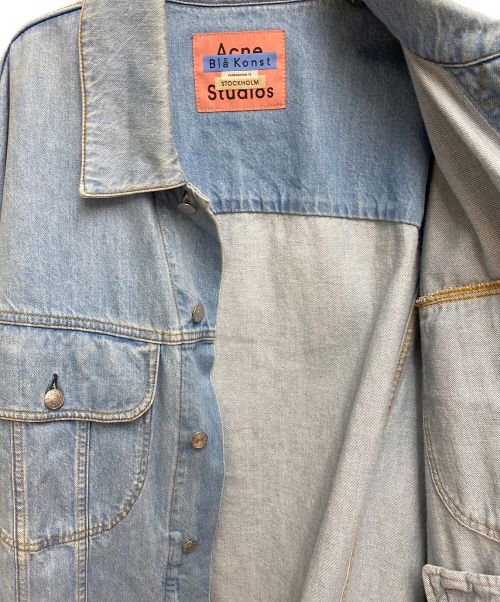 ACNE STUDIOS Bla konst（アクネステュディオスブロコンスト）ACNE STUDIOS Bla konst (アクネステュディオスブロコンスト) オーバーサイズデニムジャケット ブルー サイズ:XXS/XSの古着・服飾アイテム