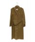 BURBERRY BRIT（バーバリーブリット）の古着「レザートレンチコート」｜グリーン
