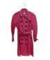 BURBERRY（バーバリー）の古着「レーストレンチコート」｜ワインレッド