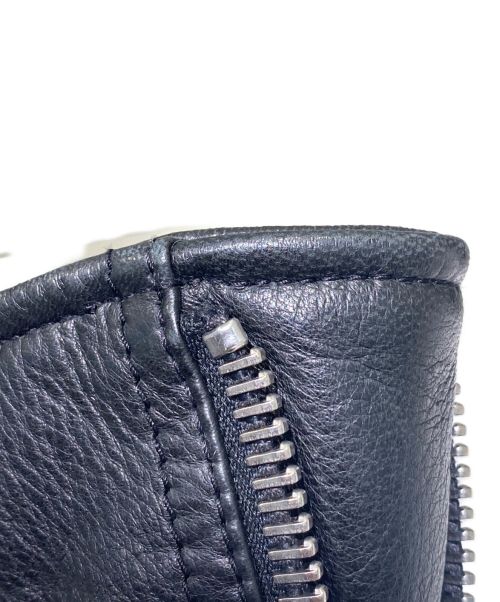 BALENCIAGA（バレンシアガ）BALENCIAGA (バレンシアガ) ファー付きレザージャケット ブラック サイズ:34の古着・服飾アイテム