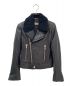 BALENCIAGA（バレンシアガ）の古着「ファー付きレザージャケット」｜ブラック
