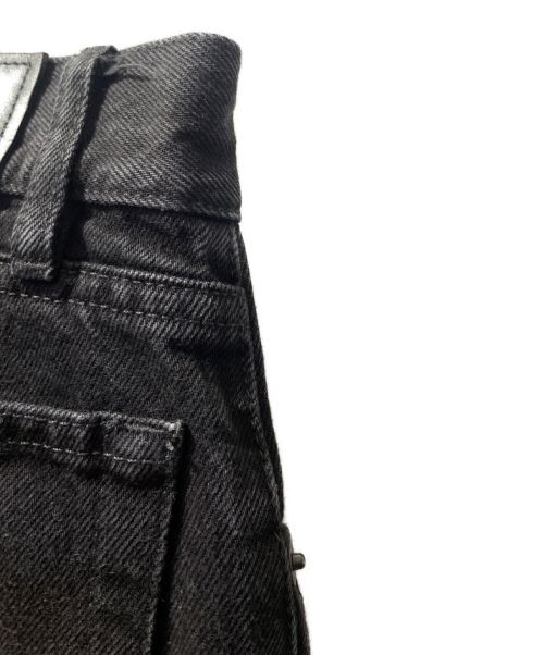BALENCIAGA（バレンシアガ）BALENCIAGA (バレンシアガ) ワイドレッグデニムパンツ ブラック サイズ:XXSの古着・服飾アイテム