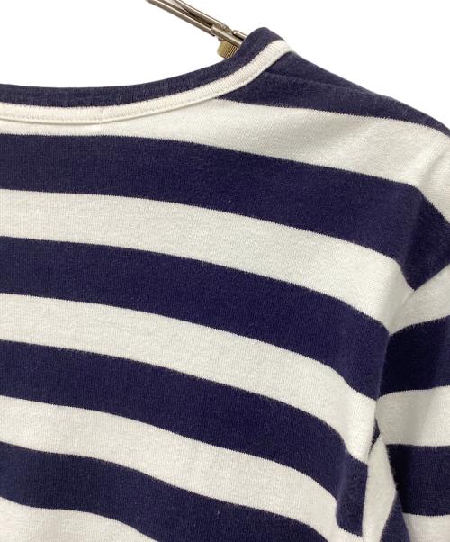 COMME des GARCONS（コムデギャルソン）COMME des GARCONS (コムデギャルソン) ボーダーTシャツ ネイビー サイズ:Mの古着・服飾アイテム