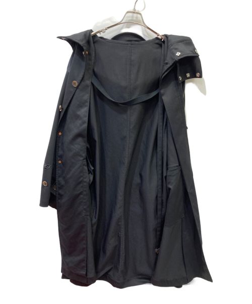 BED J.W. FORD（ベッドフォード）BED J.W. FORD (ベッドフォード) トレンチコート ブラック サイズ:1の古着・服飾アイテム