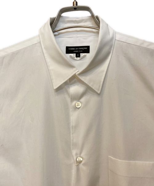COMME des GARCONS HOMME PLUS（コムデギャルソンオムプリュス）COMME des GARCONS HOMME PLUS (コムデギャルソンオムプリュス) 23AW ティアードロングシャツ ホワイト サイズ:S 未使用品の古着・服飾アイテム