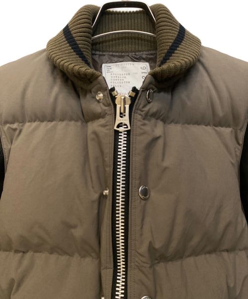sacai（サカイ）sacai (サカイ) 23AW Padded Blouson(パッドブルゾン) カーキ サイズ:1の古着・服飾アイテム