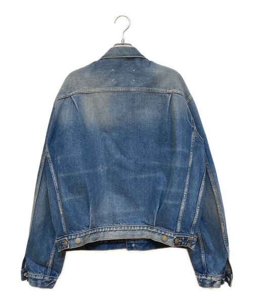 Maison Margiela（メゾンマルジェラ）Maison Margiela (メゾンマルジェラ) 22SS デストロイデニムジャケット インディゴ サイズ:52の古着・服飾アイテム