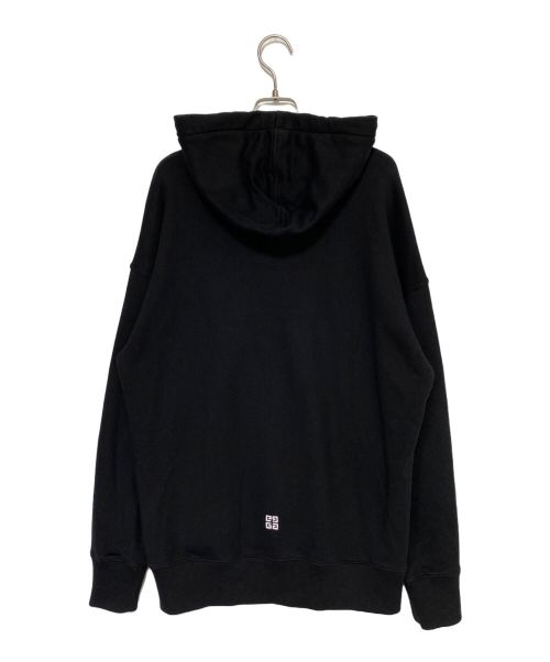 GIVENCHY（ジバンシィ）GIVENCHY (ジバンシィ) ロゴ刺繍パーカー ブラック サイズ:Sの古着・服飾アイテム