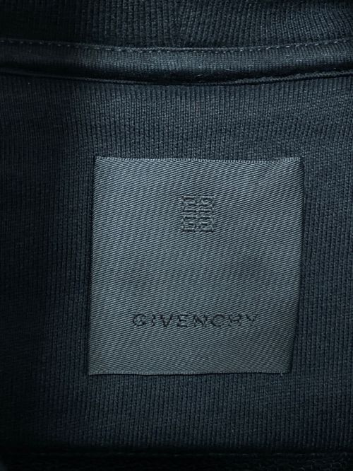 GIVENCHY（ジバンシィ）GIVENCHY (ジバンシィ) ロゴ刺繍パーカー ブラック サイズ:Sの古着・服飾アイテム
