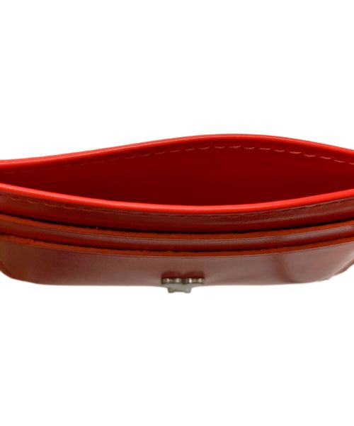 ami（アミ）ami (アミ) カードケース レッドの古着・服飾アイテム