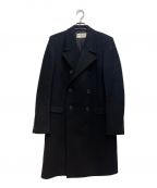 Saint Laurent Parisサンローランパリ）の古着「ウール ダブルコート」｜ブラック