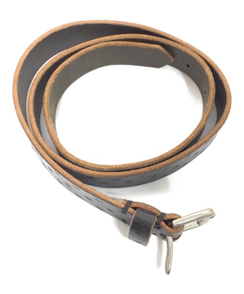 COMME des GARCONS（コムデギャルソン）COMME des GARCONS (コムデギャルソン) レザーベルト ブラックの古着・服飾アイテム