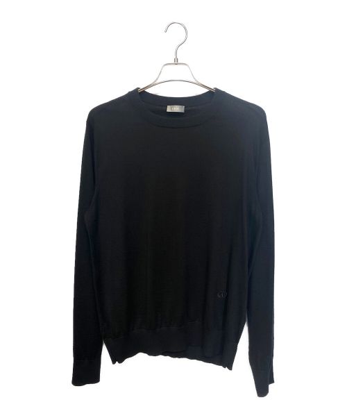 Dior（ディオール）DIOR (ディオール) 23AW CDアイコンカシミアニット ブラック サイズ:Lの古着・服飾アイテム
