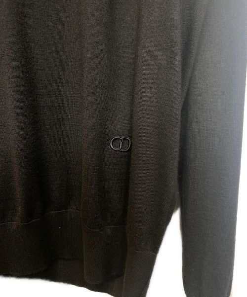 Dior（ディオール）DIOR (ディオール) 23AW CDアイコンカシミアニット ブラック サイズ:Lの古着・服飾アイテム