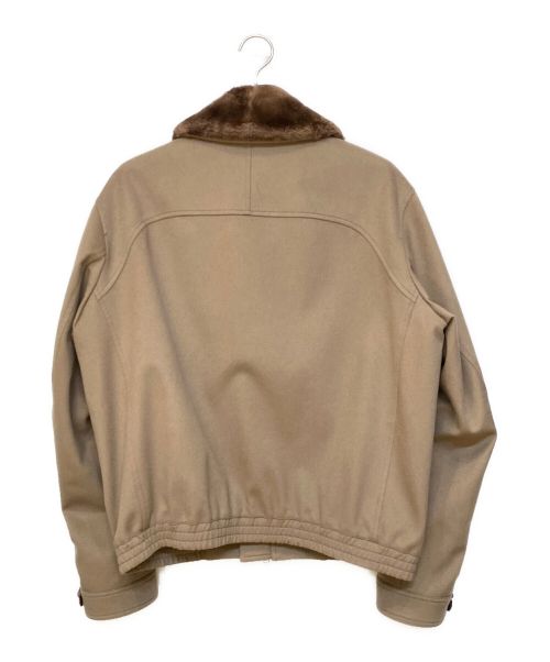 Christian Dior（クリスチャン ディオール）Christian Dior (クリスチャン ディオール) 23AW ビーバーファージャケット ブラウン サイズ:50の古着・服飾アイテム