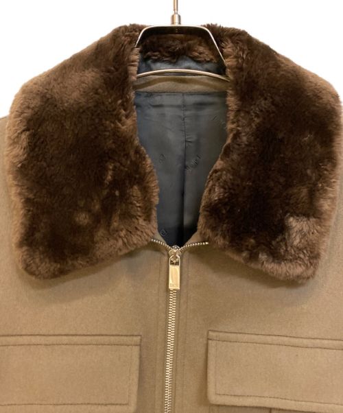 Christian Dior（クリスチャン ディオール）Christian Dior (クリスチャン ディオール) 23AW ビーバーファージャケット ブラウン サイズ:50の古着・服飾アイテム