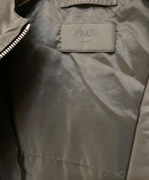 PRADA（プラダ）PRADA (プラダ) ナイロンパーカー ブラック サイズ:52の古着・服飾アイテム