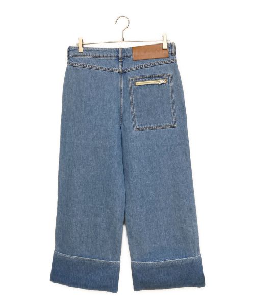 LOEWE（ロエベ）LOEWE (ロエベ) フィッシャーマンワイドデニムパンツ インディゴ サイズ:46の古着・服飾アイテム