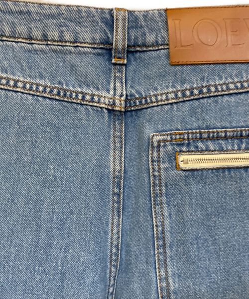 LOEWE（ロエベ）LOEWE (ロエベ) フィッシャーマンワイドデニムパンツ インディゴ サイズ:46の古着・服飾アイテム