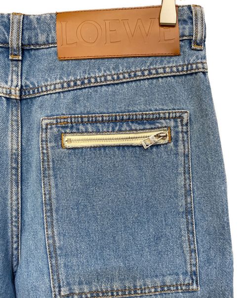 LOEWE（ロエベ）LOEWE (ロエベ) フィッシャーマンワイドデニムパンツ インディゴ サイズ:46の古着・服飾アイテム