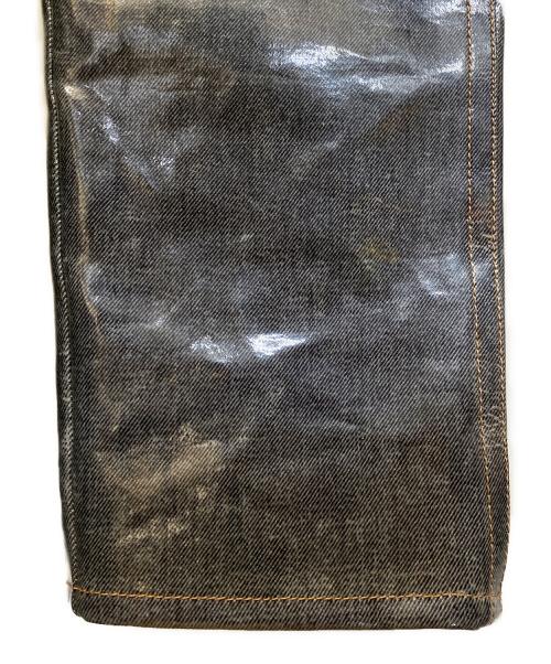 BOTTEGA VENETA（ボッテガベネタ）BOTTEGA VENETA (ボッテガベネタ) コーティングパンツ ネイビー サイズ:48の古着・服飾アイテム