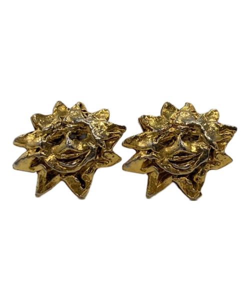 HERMES（エルメス）HERMES (エルメス) 太陽モチーフカフス ゴールドの古着・服飾アイテム