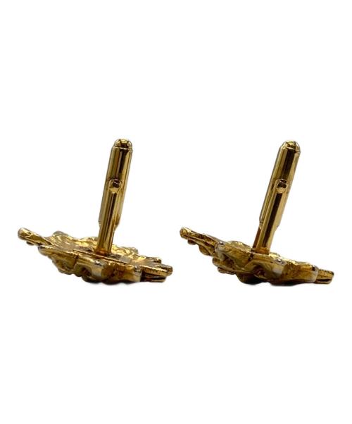 HERMES（エルメス）HERMES (エルメス) 太陽モチーフカフス ゴールドの古着・服飾アイテム