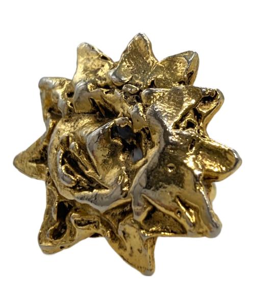 HERMES（エルメス）HERMES (エルメス) 太陽モチーフカフス ゴールドの古着・服飾アイテム