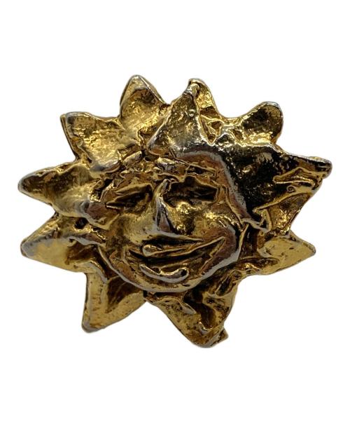 HERMES（エルメス）HERMES (エルメス) 太陽モチーフカフス ゴールドの古着・服飾アイテム