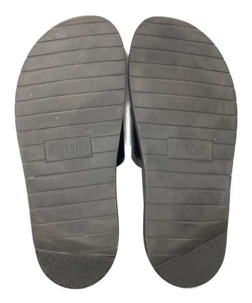 Dior（ディオール）Dior (ディオール) アクア ストラップ レザーサンダル ブラック サイズ:42の古着・服飾アイテム