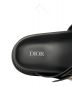 中古・古着 Dior (ディオール) アクア ストラップ レザーサンダル ブラック サイズ:42：59800円