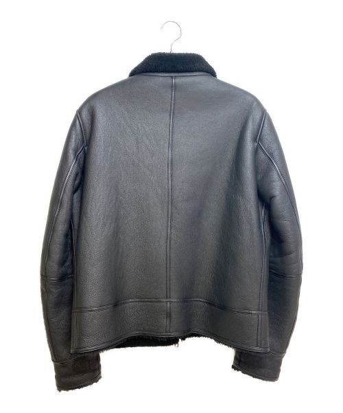 TAGLIATORE（タリアトーレ）TAGLIATORE (タリアトーレ) ムートン ダブルライダース ブラック サイズ:52の古着・服飾アイテム