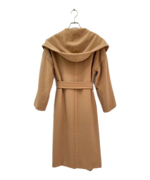 MaxMara（マックスマーラ）MaxMara (マックスマーラ) フーデッドロングコート ベージュ サイズ:36の古着・服飾アイテム