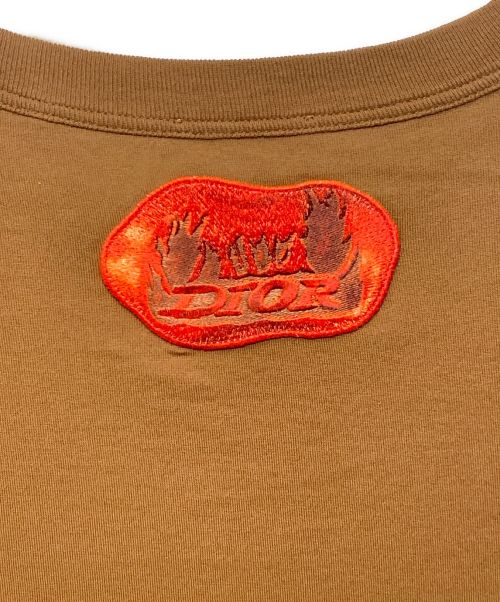 Christian Dior（クリスチャン ディオール）Christian Dior (クリスチャン ディオール) cactus jack (カクタス・ジャック) ×CACTUS JACK 22AW プリントTシャツ ブラウン サイズ:Mの古着・服飾アイテム