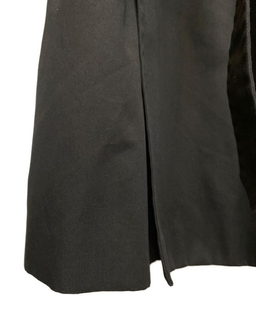 Saint Laurent Paris（サンローランパリ）Saint Laurent Paris (サンローランパリ) 裏地チェックトレンチコート/13SS/エディ期/Archive ブラック サイズ:44の古着・服飾アイテム