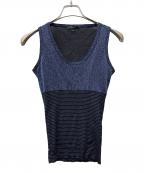 GUCCIグッチ）の古着「ノースリーブニット」｜パープル