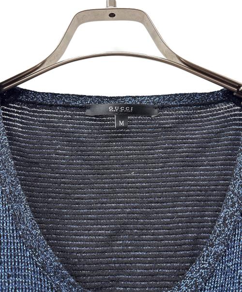 GUCCI（グッチ）GUCCI (グッチ) ノースリーブニット パープル サイズ:M　　　　　　　　の古着・服飾アイテム