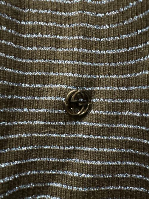 GUCCI（グッチ）GUCCI (グッチ) ノースリーブニット パープル サイズ:M　　　　　　　　の古着・服飾アイテム