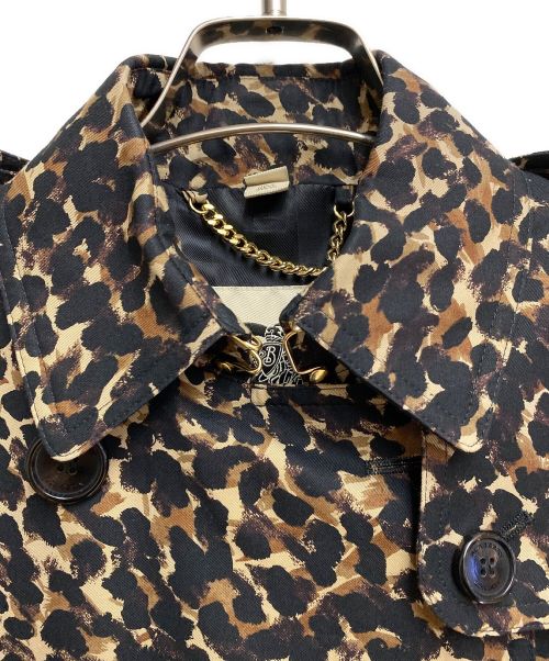 BURBERRY LONDON（バーバリーロンドン）BURBERRY LONDON (バーバリー ロンドン) レオパードプリントトレンチコート ブラウン サイズ:36 未使用品の古着・服飾アイテム