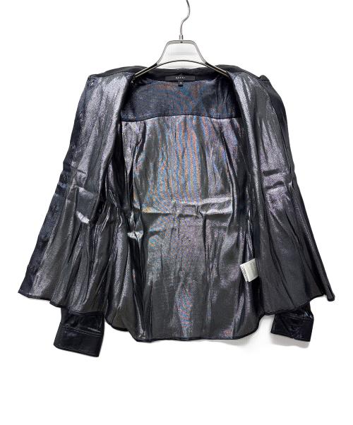 GUCCI（グッチ）GUCCI (グッチ) コーティングシャツ ブラック サイズ:36の古着・服飾アイテム