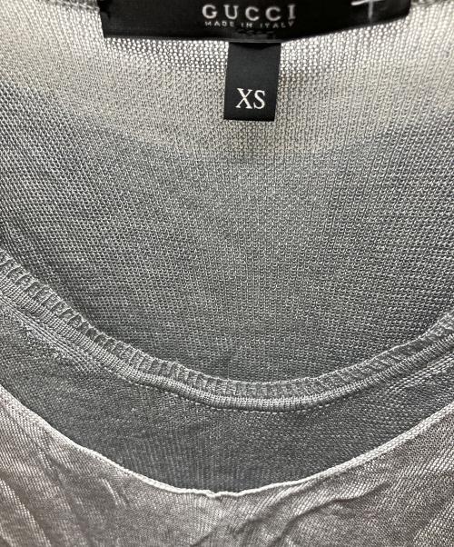GUCCI（グッチ）GUCCI (グッチ) ノースリーブニット グレー サイズ:XSの古着・服飾アイテム