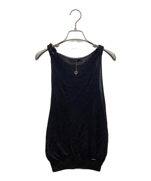 GUCCI（グッチ）GUCCI (グッチ) ノースリーブニット ブラック サイズ:XSの古着・服飾アイテム