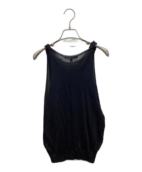 GUCCI（グッチ）GUCCI (グッチ) ノースリーブニット ブラック サイズ:XSの古着・服飾アイテム